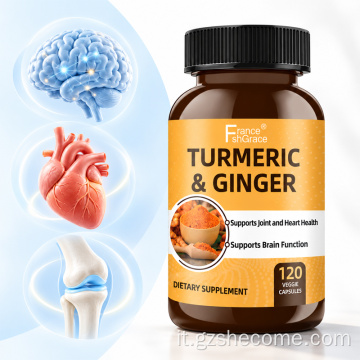 Capsule di curcumina antiossidante OEM Shecome Curmeric Capsule
